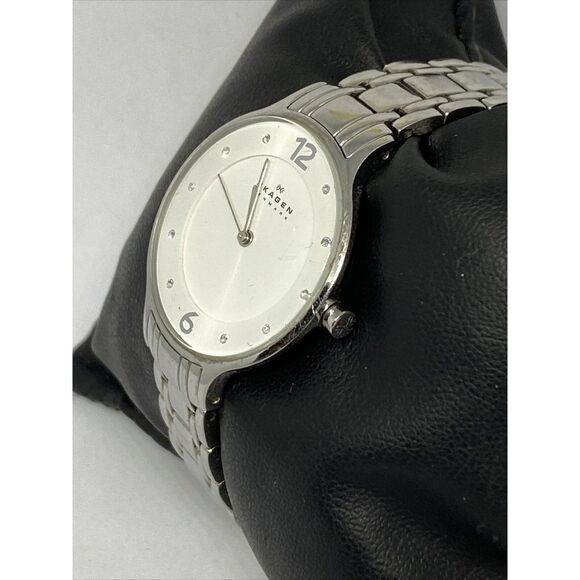 Skagen SKW2254 Womens Silver Stainless Steel Analog Dial Quartz Wrist Watch JK44 main image 10